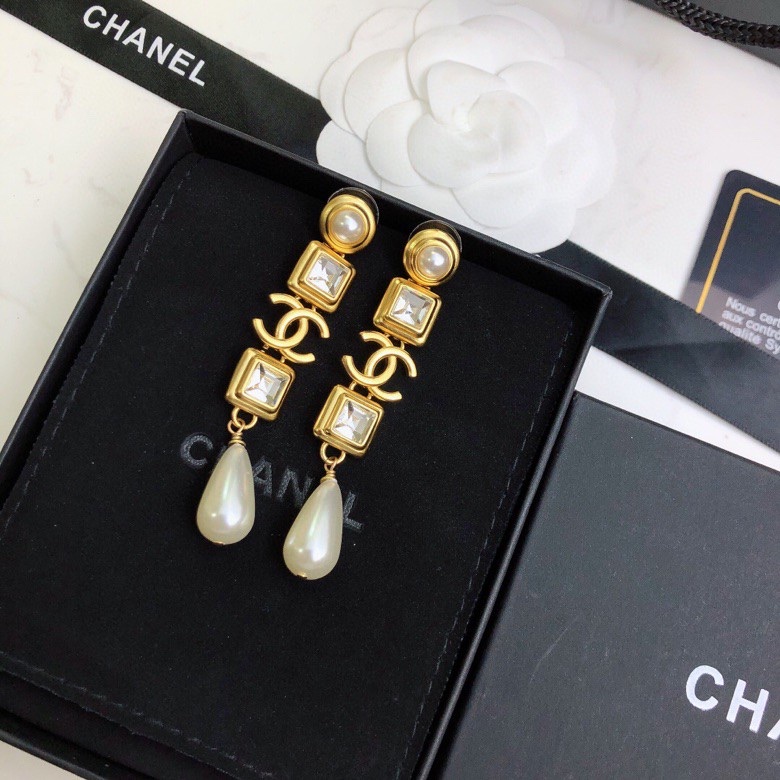 Ch*el earrings
